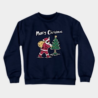 Santa black rider Crewneck Sweatshirt